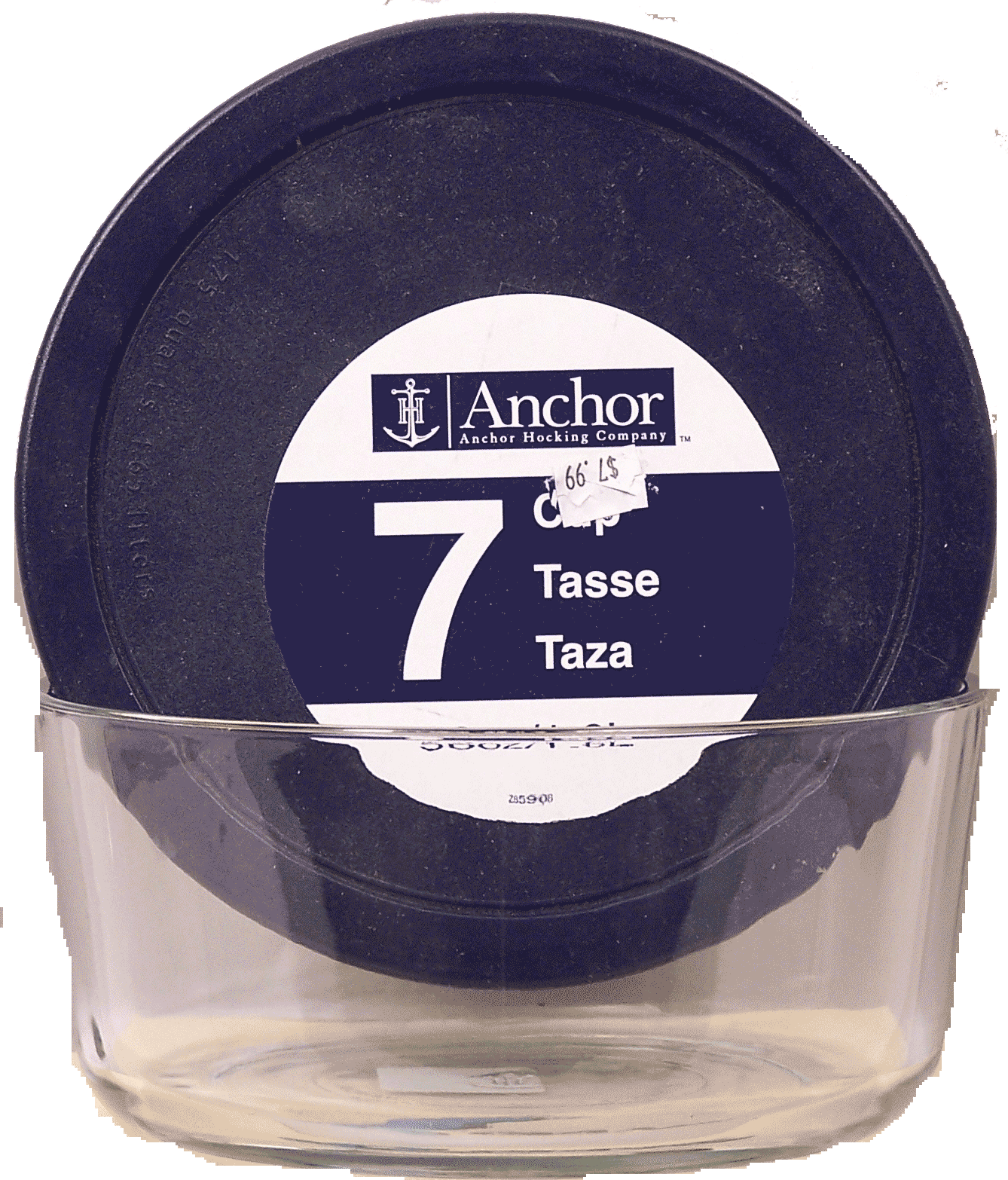 Anchor&nbsp;&nbsp;7 cup glass dish with lid, 56 oz Full-Size Picture
